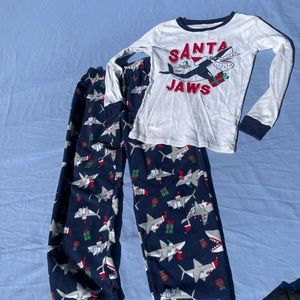 Carter’s brand Santa Jaws pajama set
